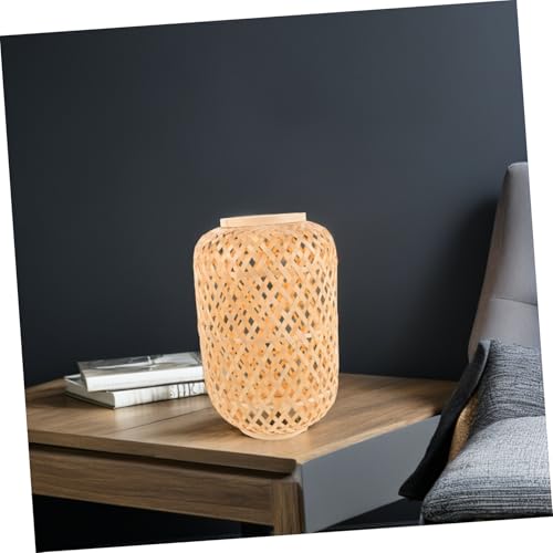 Cabilock Bambusweberei Laterne Handwerk Hängelampenschirm Handgefertigte Laternen Handgewebter Lampenschirm Vintage Laterne Altmodische Beige Cabilock Bambusweberei Laterne Handwerk Hängelampenschirm Handgefertigte Laternen Handgewebter Lampenschirm Vintage Laterne Altmodische Beige von Cabilock