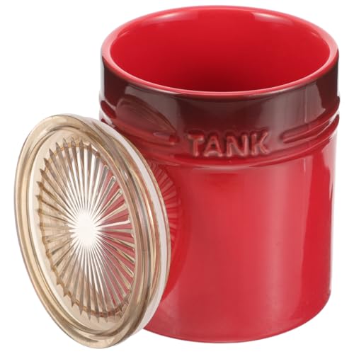 Cabilock Bauernhaus Kanister Set Keramik Tee Lagerung Jar Deckel Luftdicht Für Küche von Cabilock