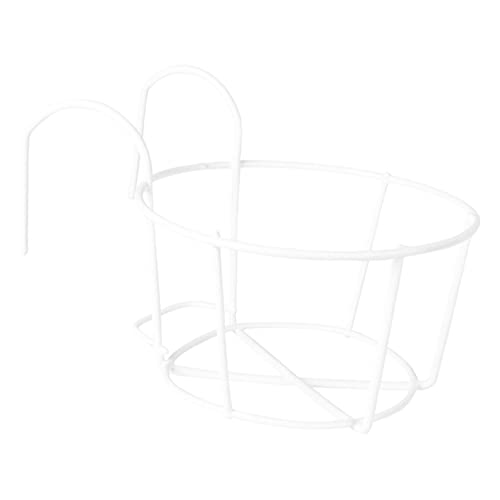 Cabilock Hängender Pflanztopf Metall-blumentopfständer Weiß Für Balkon Und Innendekoration von Cabilock