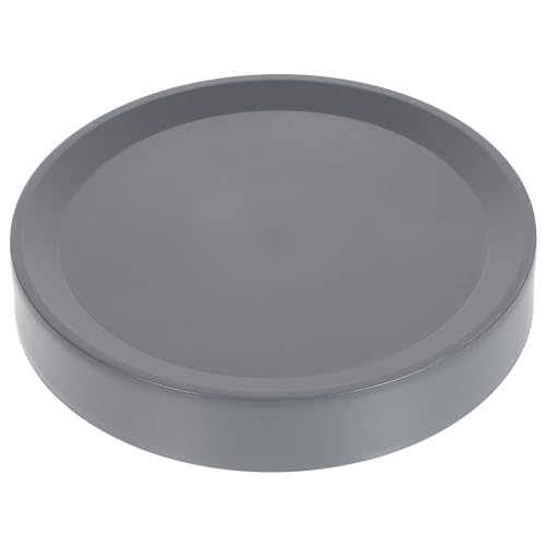 Cabilock Pflanzenroller Rund Blumentopf Untersetzer, Schwerlast Pflanzencaddy Mit Leisen Rollen, Dunkelgrau, 26cm, Kunststoff, FüR Innen Und AußEn, Garten Und Zuhause von Cabilock