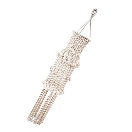 Cabilock Boho Makramee Lampenschirm aus Baumwollseil Gewebter Deckenleuchte Lampenabdeckung Sanftes Licht für Wohnzimmer Schlafzimmer Hotel Stilvolle Innenraumdekoration Cabilock Boho Makramee Lampenschirm aus Baumwollseil Gewebter Deckenleuchte Lampenabdeckung Sanftes Licht für Wohnzimmer Schlafzimmer Hotel Stilvolle Innenraumdekoration von Cabilock