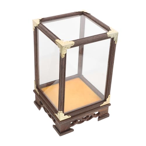 Cabilock Buddha Statue Vitrine mit Staubschutz Robuste Displaybox für Figuren für Sammler und Dekoration im Zuhause oder Büro von Cabilock