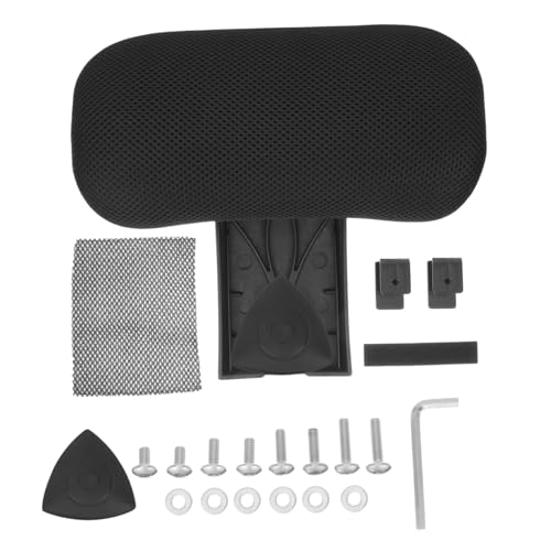 Cabilock Bürostuhl Kopfstütze Verstellbar Komfortables Kopfkissen für Computerstuhl Ergonomische Unterstützung für Büro Home Office Stühle in Schwarz von Cabilock