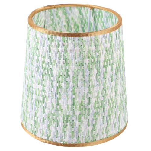 Cabilock Bunter Gewebter Lampenschirm aus Stoff Ersatz für Tischlampe Geeignet für Schlafzimmer Wohnzimmer und Leicht Installieren Design aus PVC von Cabilock