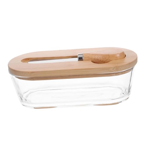 Cabilock Butterdose Butter-Aufbewahrungsbehälter für Kühlschrank Butterhalter mit Deckel Vintage -Buttergericht mit Abdeckung Butterwanne mit Deckel Buttergericht mit und Messer Holz Cabilock Butterdose Butter-Aufbewahrungsbehälter für Kühlschrank Butterhalter mit Deckel Vintage -Buttergericht mit Abdeckung Butterwanne mit Deckel Buttergericht mit und Messer Holz von Cabilock