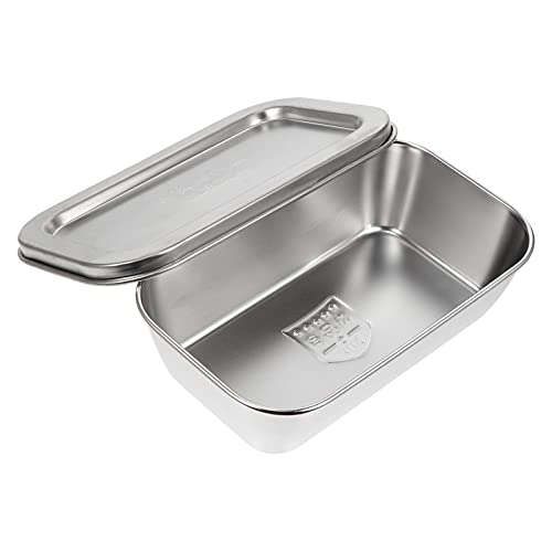 Cabilock Butterdose Edelstahl Butter Aufbewahrungsbox mit Deckel 320ml Butterschale Dessertteller Butter Kuchen Käse Behälter Serviergeschirr Restaurant Zuhause Küche Esstisch Kühlschrank Cabilock Butterdose Edelstahl Butter Aufbewahrungsbox mit Deckel 320ml Butterschale Dessertteller Butter Kuchen Käse Behälter Serviergeschirr Restaurant Zuhause Küche Esstisch Kühlschrank von Cabilock
