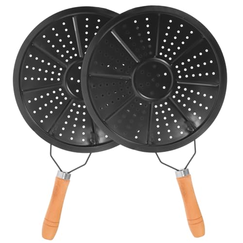 Cabilock Camping Toaster Toastaufsatz Gasgrill Simmerplatte Gasherd 2Pcs H?lzerne Griff Pan Home Kaffeeisolierungspad überhitzung Schutzpolster überhitzung Toaster Aufsatz Gaskocher Camping-Toaster Cabilock Camping Toaster Toastaufsatz Gasgrill Simmerplatte Gasherd 2Pcs H?lzerne Griff Pan Home Kaffeeisolierungspad überhitzung Schutzpolster überhitzung Toaster Aufsatz Gaskocher Camping-Toaster von Cabilock
