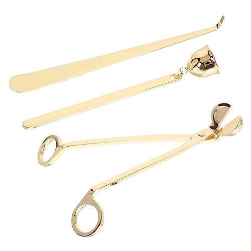 Cabilock Candle Wick Trimmer Set Teiliges Set mit Kerzenlöscher Dochtabschneider und Dochtheber Hochwertiges Metall Design für Kerzenliebhaber und Aromatherapie von Cabilock