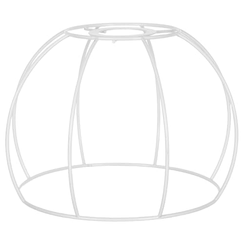 Cabilock DIY Lampenschirm Metallrahmen Drahtgestell Kronleuchter Halter Schutzgitter Ersatz für Tisch-, Nachttisch- und Hängelampen von Cabilock