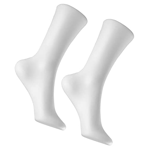 Cabilock Damensocken Beinmodell Requisiten Strumpfhalter Ständer Die Schaufensterpuppe Socken Für Strumpffüller Für Erwachsene Socken Fußmodell Sockenständer Schuhständer Fuß von Cabilock