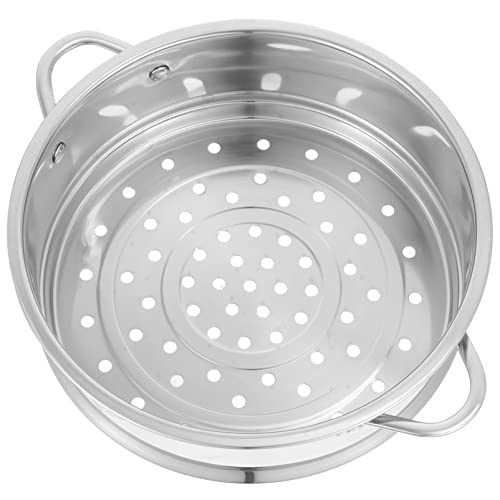 Cabilock Halter Dampfgarer Einfügen Dim Sum Dampfenden 20-cm-Dämpfkorb -Dampfrost-Untersetzer Dampfgarer-Gitter Kompatibel Mit Schnellkochtopf Reiskocher Dampfkorb Topf Poren Dampfer von Cabilock