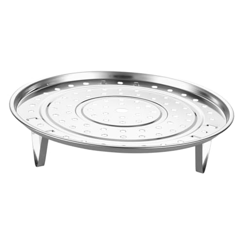 Cabilock Dampfgarerplatte aus Multifunktionales Dampfgestell mit Abnehmbaren Füßen für Gemüse und Meeresfrüchte Robust und Langlebig Gleichmäßige Wärmeverteilung von Cabilock