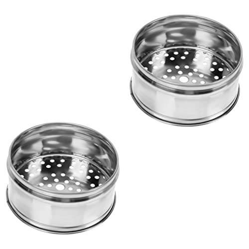 Cabilock Dampftopf 2st Dampfgarer Aus Edelstahl Topf Siebeinsatz Gemüsedämpfer-einsatz Dampfgartopf Aus Metall Garnelenkochtopf Dampfeinsatz Für Topf Kühlregal Induktion Rostfreier Stahl Nachtisch Cabilock Dampftopf 2st Dampfgarer Aus Edelstahl Topf Siebeinsatz Gemüsedämpfer-einsatz Dampfgartopf Aus Metall Garnelenkochtopf Dampfeinsatz Für Topf Kühlregal Induktion Rostfreier Stahl Nachtisch von Cabilock