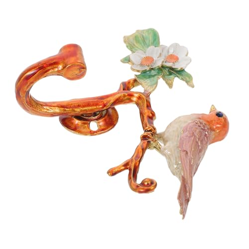 Cabilock Dekorative Wandhaken Aus Metall Mit Blumenmotiv Kreative Kunst-wandhaken Aus Legierung Als Eingangsbereich Haken Rustikale Badezimmerhaken Für Kleiderbügel von Cabilock