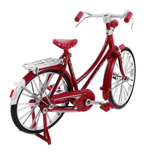 Cabilock Maßstab Fahrradmodell Vintage Fahrrad Dekoration Simuliertes Fahrrad Modellierspielzeug Kinderfahrrad Spielzeug Retro Stil Modell von Cabilock