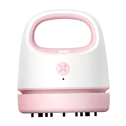 Cabilock Desktop- Tischstaubsauger Mini-Staubtuch Tisch Staubsammler Portable Vacuum Cleaner büroradio Staubsammler aus Kunststoff USB-Ladereiniger Elektronisches Bauteil Rosa von Cabilock