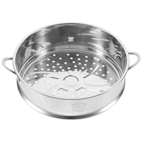 Cabilock Dim-Sum-Dampfgarer Momo Dampfgarer D?mpfkorb Gemüsed?mpfer Rack Einlegerost Dünsteinsatz D?mpfgitter Regal für Kocht? Backen Kochen 24cm Wmf Steamer Pot Dampftopf von Cabilock