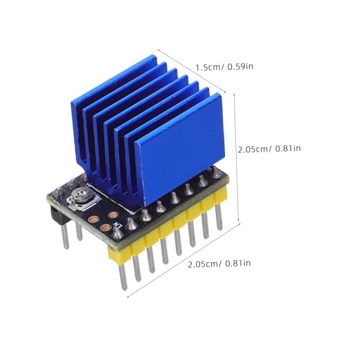 Cabilock Drucker Treiber Modul Silent Stepper Motor Steuerungsboard mit Intelligentem Temperaturmanagement und Integriertem Kühlkörper für Präzise Leise Motorsteuerung bei Robotik und von Cabilock