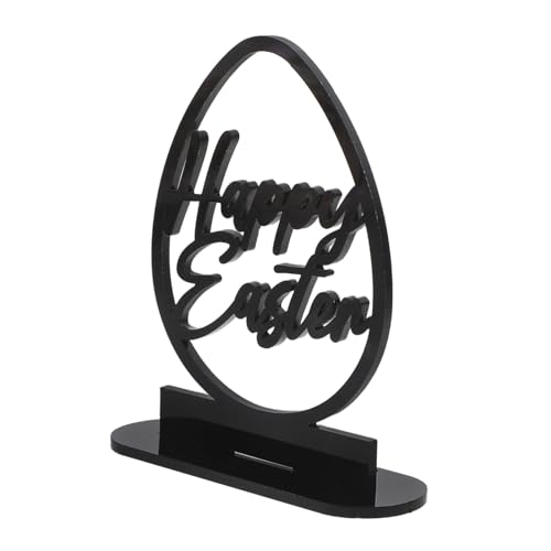 Cabilock Easter Acrylic Tischdekoration Aufsteller Tischmittelstück Partydeko Osterschmuck Tisch Wohnaccessoire Geeignet für Osterfeier Desktop Garten von Cabilock
