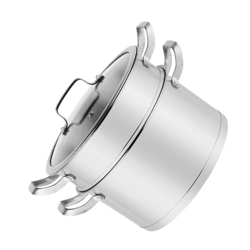 Cabilock Edelstahl Dampfgarer Großer Suppentopf mit Hoher Hitzebeständigkeit Doppelschichtig Geeignet für Gas und Induktionsherde Praktischer Küchentopf für Schnelles und Gleichmäßiges Cabilock Edelstahl Dampfgarer Großer Suppentopf mit Hoher Hitzebeständigkeit Doppelschichtig Geeignet für Gas und Induktionsherde Praktischer Küchentopf für Schnelles und Gleichmäßiges von Cabilock