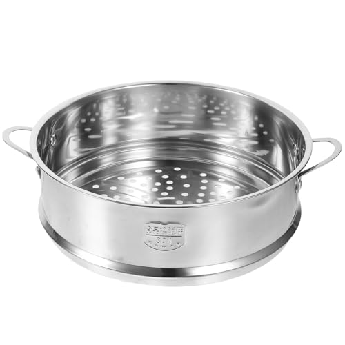 Cabilock Edelstahl Dünsteinsatz Dämpfeinsatz Dampfgarer Topf: Dampfgarer Einsatz Dampfkorb Edelstahl Dampfgarer Schnellkochtopf Ersatzteile Dämpfer Korb Reis Dampfgarer Gemüsedämpfer(22cm) von Cabilock