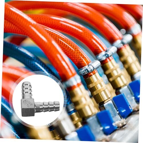 Cabilock Edelstahl Förmiger Barb Fitting Luftschlauchverbinder mit Doppel Schutz für Garten und Wohnmobilinstallation Schnell Verbindbar Dicht und Langlebig Cabilock Edelstahl Förmiger Barb Fitting Luftschlauchverbinder mit Doppel Schutz für Garten und Wohnmobilinstallation Schnell Verbindbar Dicht und Langlebig von Cabilock