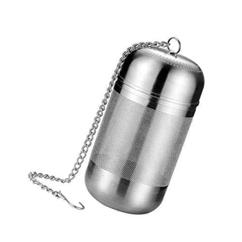 Cabilock Gewürzkugel Edelstahl Mit Feinmaschigem Gewürzsieb Praktisches Teesieb Für Haushalts-tee-ei Gewürzfilterkugel Mit Anti-tropf-haken Für Hot Pot-gewürz-ei Cabilock Gewürzkugel Edelstahl Mit Feinmaschigem Gewürzsieb Praktisches Teesieb Für Haushalts-tee-ei Gewürzfilterkugel Mit Anti-tropf-haken Für Hot Pot-gewürz-ei von Cabilock