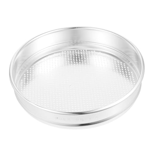 Cabilock Edelstahl Labortestsieb Körnung Rundes Standardsieb für Getreidesortierung und Qualitätsprüfung Präzises Langlebiges Sieb für Industrielle Laboranwendungen von Cabilock