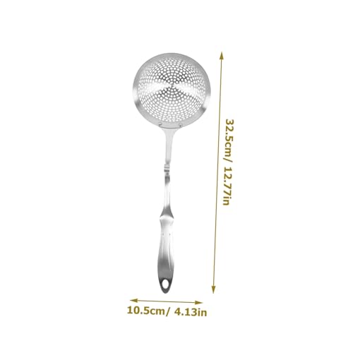 Cabilock Edelstahl Schaumlöffel mit Design Hitzebeständig Langlebig Multifunktionaler Abseihlöffel für Küche Restaurant zum Filtern Abseihen und Kochen Cabilock Edelstahl Schaumlöffel mit Design Hitzebeständig Langlebig Multifunktionaler Abseihlöffel für Küche Restaurant zum Filtern Abseihen und Kochen von Cabilock
