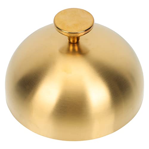 Cabilock Edelstahl Speiseglocke Fliegenhaube Tortenhaube Metall Abdeckhauben Kuchenhaube Schutzhülle Lebensmittel Abdeckung für Speise Käse Kuchen Gold Cabilock Edelstahl Speiseglocke Fliegenhaube Tortenhaube Metall Abdeckhauben Kuchenhaube Schutzhülle Lebensmittel Abdeckung für Speise Käse Kuchen Gold von Cabilock