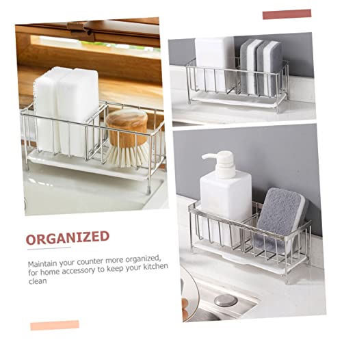 Cabilock Edelstahl Spülschwammhalter mit Abnehmbarem Abtropfbehälter Küchen Organizer für Spüle und Arbeitsplatte Rostfrei Langlebig Multifunktional für Sauberes Waschbecken und Cabilock Edelstahl Spülschwammhalter mit Abnehmbarem Abtropfbehälter Küchen Organizer für Spüle und Arbeitsplatte Rostfrei Langlebig Multifunktional für Sauberes Waschbecken und von Cabilock