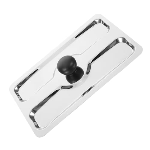 Cabilock Edelstahl Toaster Abdeckung Staubschutz Deckel für Frühstücksmaschine Küchengerät Robust Leicht zu Reinigen Silber Schutz für Kleine Brotautomaten von Cabilock