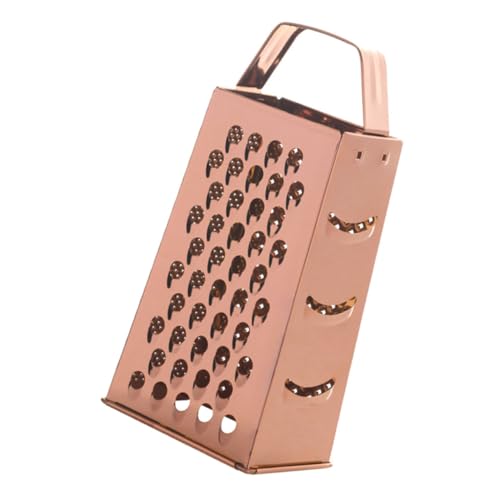 Cabilock Edelstahl Vierkantreibe Multifunktional Gemüse Käse Reibe Manuell Stabil Langlebig für Küche und Haushalt Rosa Gold Griff Cabilock Edelstahl Vierkantreibe Multifunktional Gemüse Käse Reibe Manuell Stabil Langlebig für Küche und Haushalt Rosa Gold Griff von Cabilock