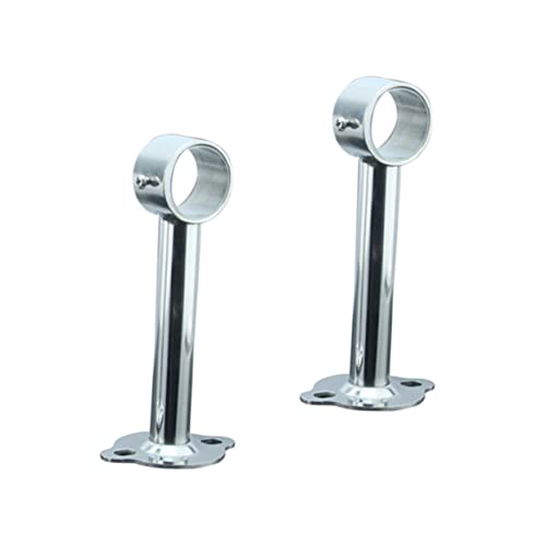 Cabilock Edelstahl-stangenhalterungssatz 2 Stück 32 Mm Stange Für Schrank Küche Badezimmer Leicht Zu Reinigen von Cabilock
