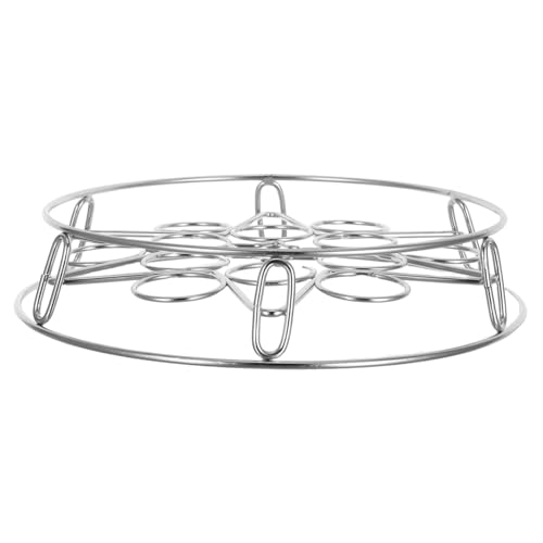 Cabilock Eierdampfer Stapelbares Lebensmittel -dampfständer Dampfgarer Aus Edelstahl Küchenamtenschale Dampfgargestell Für Lebensmittel Edelstahl -eierdämpfung Silber Rostfreier Stahl Cabilock Eierdampfer Stapelbares Lebensmittel -dampfständer Dampfgarer Aus Edelstahl Küchenamtenschale Dampfgargestell Für Lebensmittel Edelstahl -eierdämpfung Silber Rostfreier Stahl von Cabilock