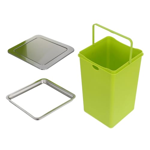 Cabilock Eingebauter Mülleimer Mülleimer Mit Deckel Arbeitsplatte Eingebauter Abfalldeckel Müllhalter Für Die Küchenarbeitsplatte Eingebetteter Mülldeckel Cabilock Eingebauter Mülleimer Mülleimer Mit Deckel Arbeitsplatte Eingebauter Abfalldeckel Müllhalter Für Die Küchenarbeitsplatte Eingebetteter Mülldeckel von Cabilock