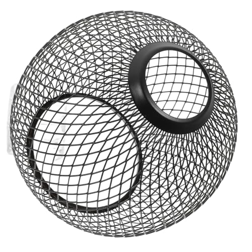 Cabilock Eiserner Lampenschirm Kugelform Hohlgewebe Pendelleuchte Ersatz Metall Lampenschirm mit Modernem Geometrischem Design Einfach zu Montieren Vielseitig für Wohn und Geschäftsräume von Cabilock
