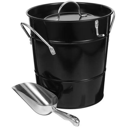 Cabilock Eiskübel Eimer Klare Farbe Eiswürfel Eiswürfelform Tablett Wiederverwendbarer Mini Eiswürfelhalter Kreisförmige Eiswürfelschale Eismaschinenspender Eisbehälter Trichter von Cabilock