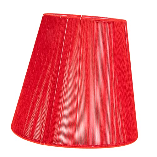 Cabilock Eleganter Stoff Lampenschirm für Deckenleuchte Leichter Einfach Montierbarer Deckenlampenschirm Textil Dekorative Lichtstreuung Geeignet für Wohnzimmer und Schlafzimmer von Cabilock