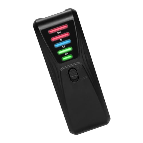 Cabilock Elektromagnetischer Tester strahlungsdetektor strahlungsmesser Meter Feld tragbarer Detektor Detektorgerät Überwachung EMF-Recorder emf-Leser EMF-Detektor elektronisch Black von Cabilock