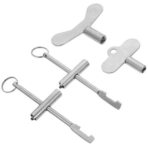 Cabilock Entlüftungsschlüssel Heizkörperschlüssel Teiliges aus Robustem Zinklegierung Langlebig Korrosionsbeständig Vielseitig für Wasserzähler und Ventilöffnung Komfortabler Griff Präzise von Cabilock