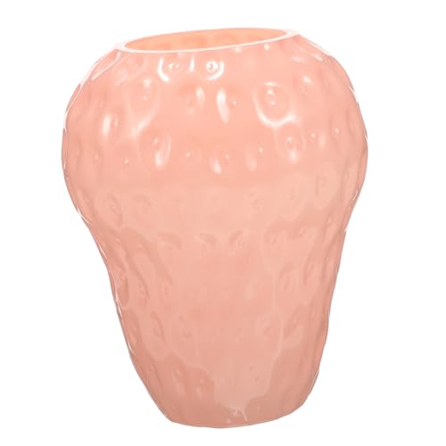 Cabilock Erdbeerkuchendekorationen Glas Rosa Dekorative Vasen Für Die Inneneinrichtung Glasvase Dekorativer Blumenhalter Cabilock Erdbeerkuchendekorationen Glas Rosa Dekorative Vasen Für Die Inneneinrichtung Glasvase Dekorativer Blumenhalter von Cabilock