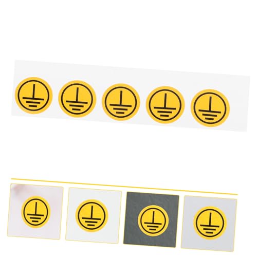 Cabilock Erdungsaufkleber Warnmarkierung Selbstklebend Elektrische Sicherheitskennzeichnung Für Maschinen und Geräte Klare Schutzsymbol Hinweise Einfach Anzubringen und Langlebig Cabilock Erdungsaufkleber Warnmarkierung Selbstklebend Elektrische Sicherheitskennzeichnung Für Maschinen und Geräte Klare Schutzsymbol Hinweise Einfach Anzubringen und Langlebig von Cabilock