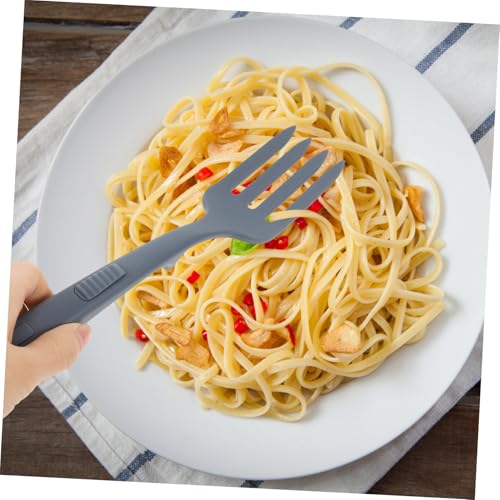 Cabilock Ergonomische Silikon kochgabel mit Langem Griff Hitzebeständig Multifunktional für Pasta Salat und Braten Rutschfest Lebensmittelecht für Küche Restaurant und Camping Cabilock Ergonomische Silikon kochgabel mit Langem Griff Hitzebeständig Multifunktional für Pasta Salat und Braten Rutschfest Lebensmittelecht für Küche Restaurant und Camping von Cabilock