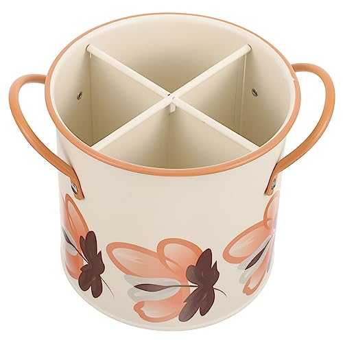 Cabilock Dekorativer Aufbewahrungseimer Für Essstäbchen Im Retro-Stil Abtropfgestell Und Organizer Für Besteck Cabilock Dekorativer Aufbewahrungseimer Für Essstäbchen Im Retro-Stil Abtropfgestell Und Organizer Für Besteck von Cabilock