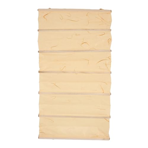 Cabilock Faltbarer Papierlampenschirm Beige mit Bambusrahmen Dekorative Japanische Laterne für Innen und Außen Platzsparend Nachhaltig Vielseitig für Wohn Festdeko von Cabilock
