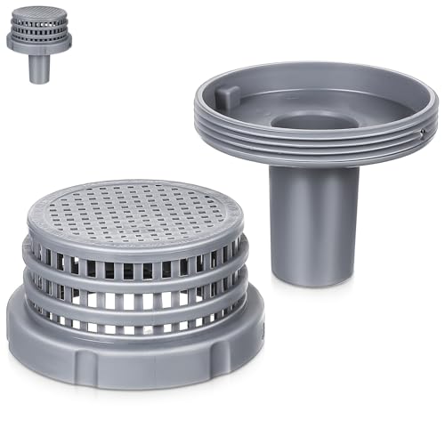 Cabilock Filterkorb Filter Reinigung Sieb Ersatz Poolfilter-Skimmerkorb Bildschirm Skimmer-Korb für Schwimmbecken Filterkorb für Pool müllfilter Schwimmbad Plastik Grey von Cabilock