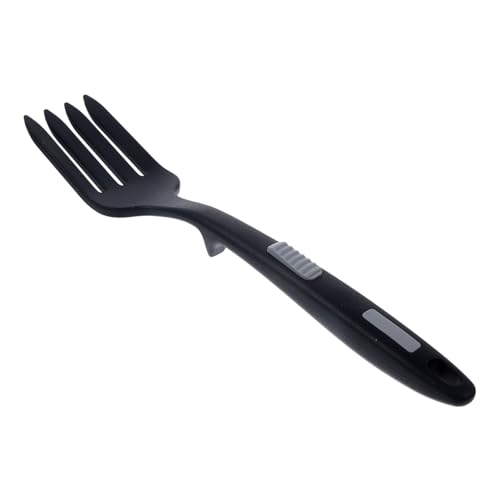 Cabilock Flexible Silikon Kochgabel mit Ergonomischem Griff Rutschfest und Hitzebeständig zum Rühren von Nudeln und Salaten Leichte Platzsparende Küchenhilfe in Schwarz Cabilock Flexible Silikon Kochgabel mit Ergonomischem Griff Rutschfest und Hitzebeständig zum Rühren von Nudeln und Salaten Leichte Platzsparende Küchenhilfe in Schwarz von Cabilock