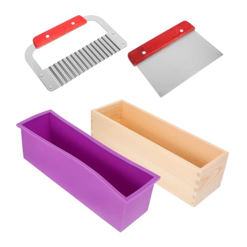 Cabilock Flexible Silikonform für Seifenherstellung Teiliges Rechteckiges DIY Handmade Gießform Langlebig und Sicher für Kreative Seifen und Geschenkideen von Cabilock