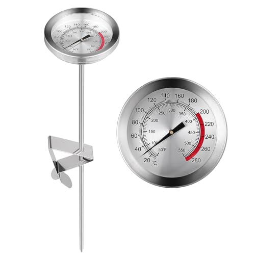Fleischthermometer Thermometer Kochen Analog Thermometer: Küchenthermometer Mit Sofort Ablesbarem Grillthermometer Kochthermometer Für Putengrill Grill Backen 23cm von Cabilock
